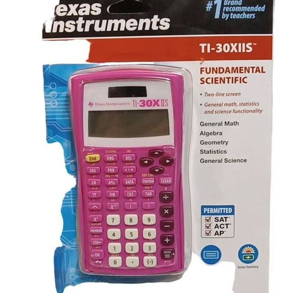 Texas Instruments TI-30XIIS Fundamental Scientific Calculator Pink - Picture 2 of 4